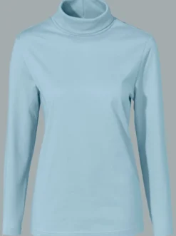 Rollkragenshirt mit langen Ärmeln