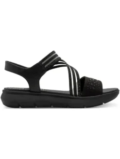 Sandalette mit Perforation