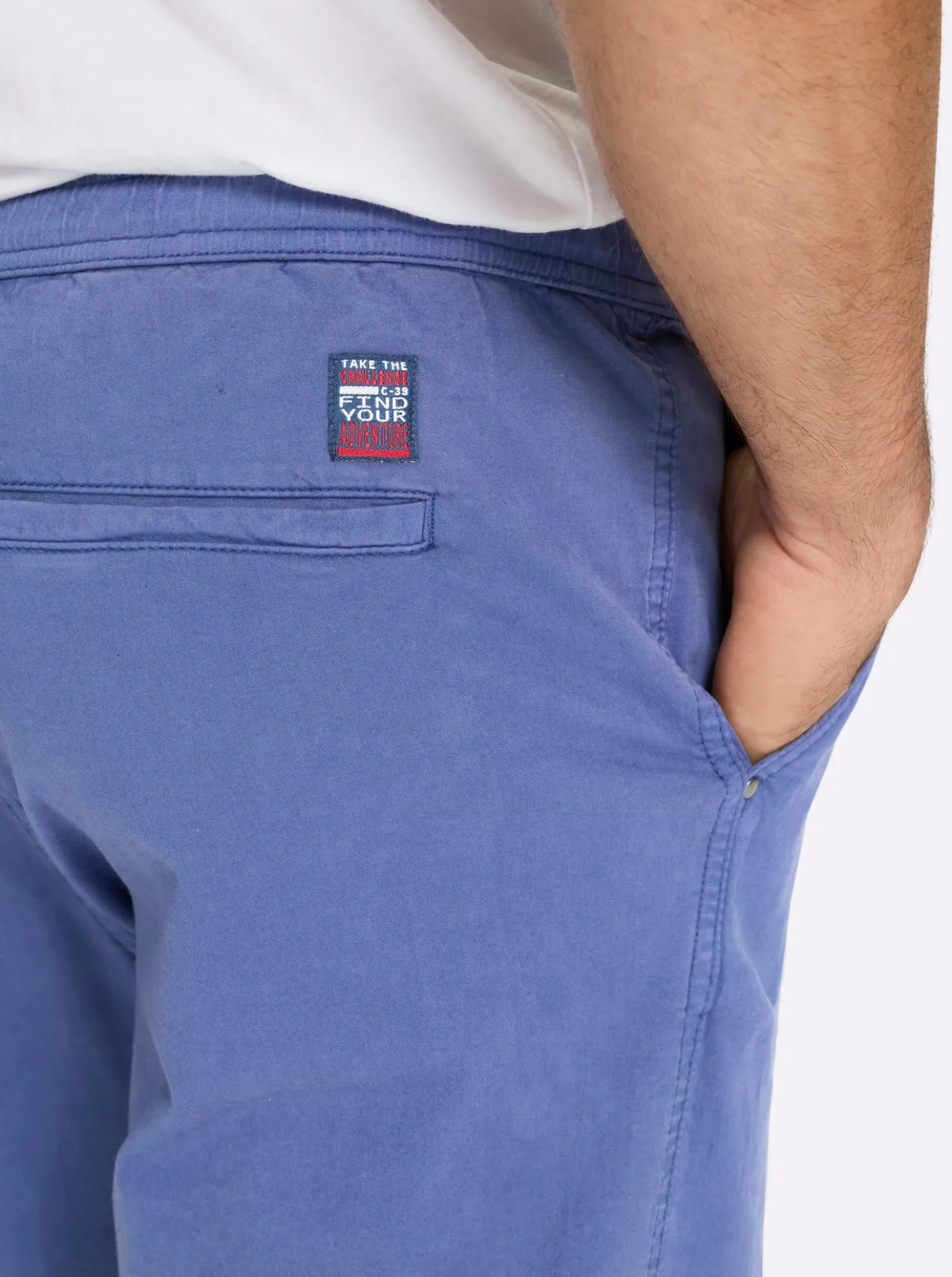 Schlupfhose Gesäßtaschen mit Klettverschluss