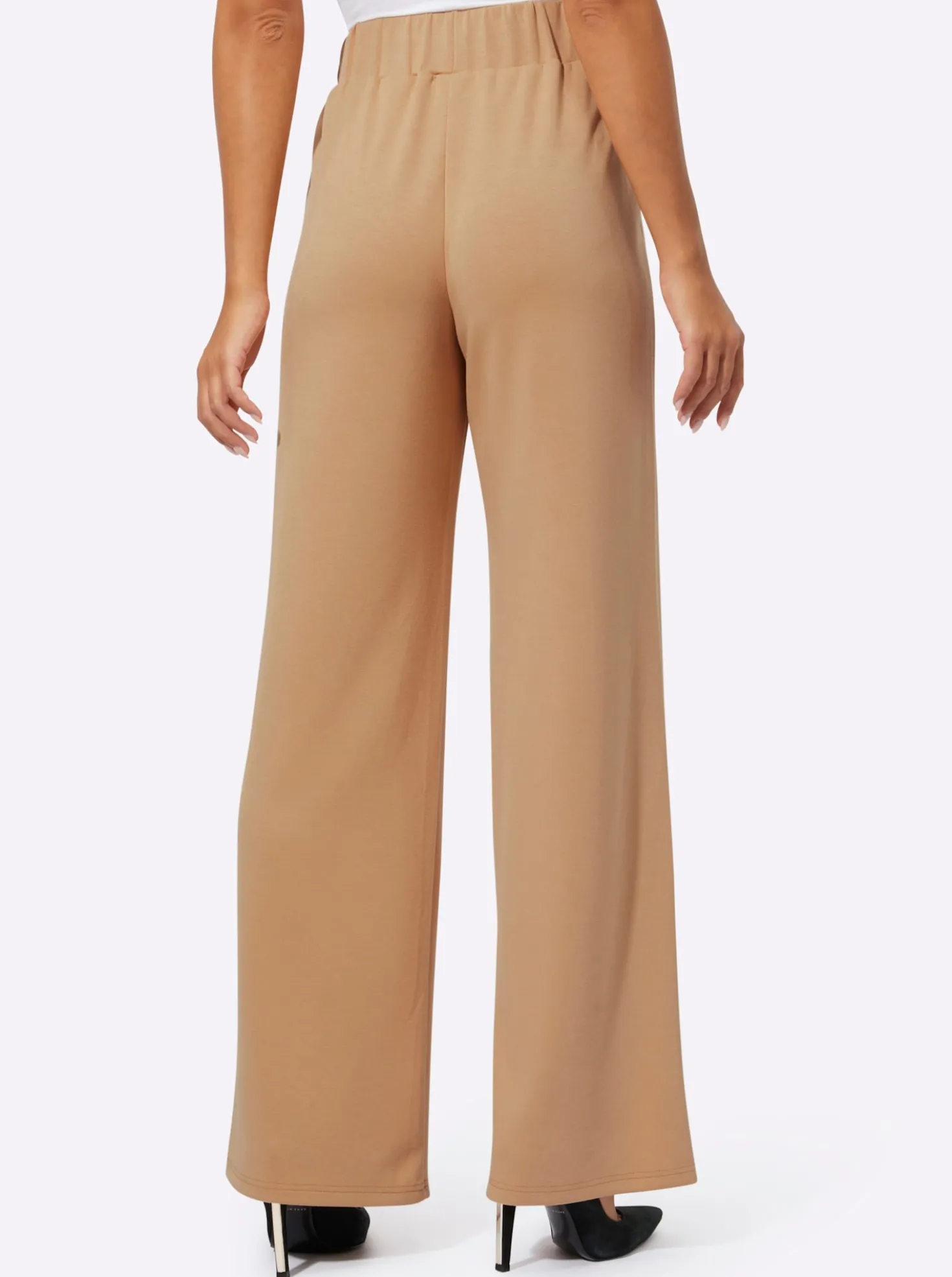 Schlupfhose mit Bundfalten