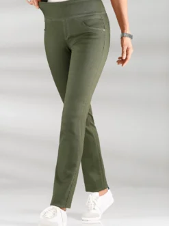 Schlupfhose mit hohem Dehnbund