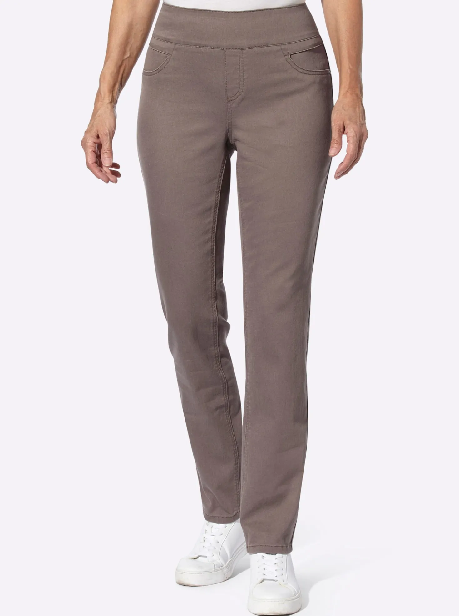 Schlupfhose mit hohem Dehnbund