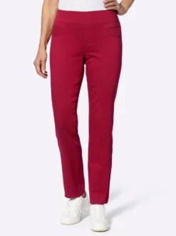 Schlupfhose mit hohem Dehnbund