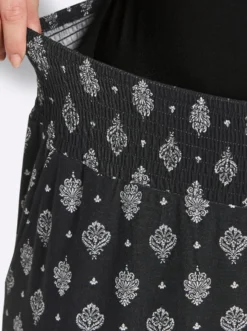Schlupfhose mit Ornament-Print