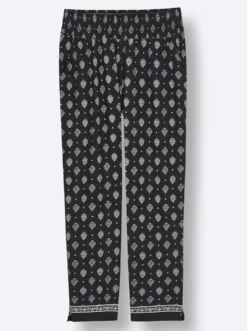 Schlupfhose mit Ornament-Print