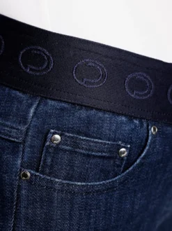 Schlupfjeans im Materialmix mit Baumwolle und Lyocell
