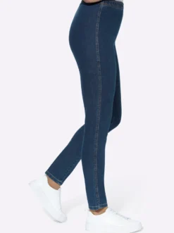 Schlupfjeans schmal geschnitten