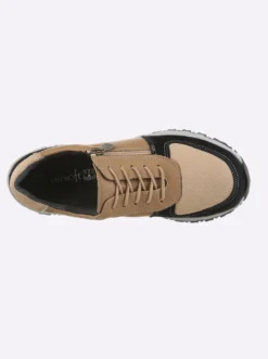 Schnürschuh mit seitlichem Reißverschluss
