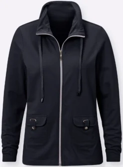 Shirtjacke aus formstabiler Baumwolle