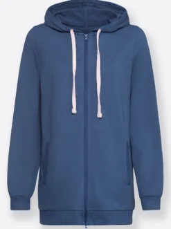 Shirtjacke in langer Form