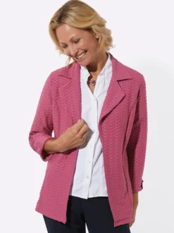 Shirtjacke in pflegeleichter Struktur-Qualität