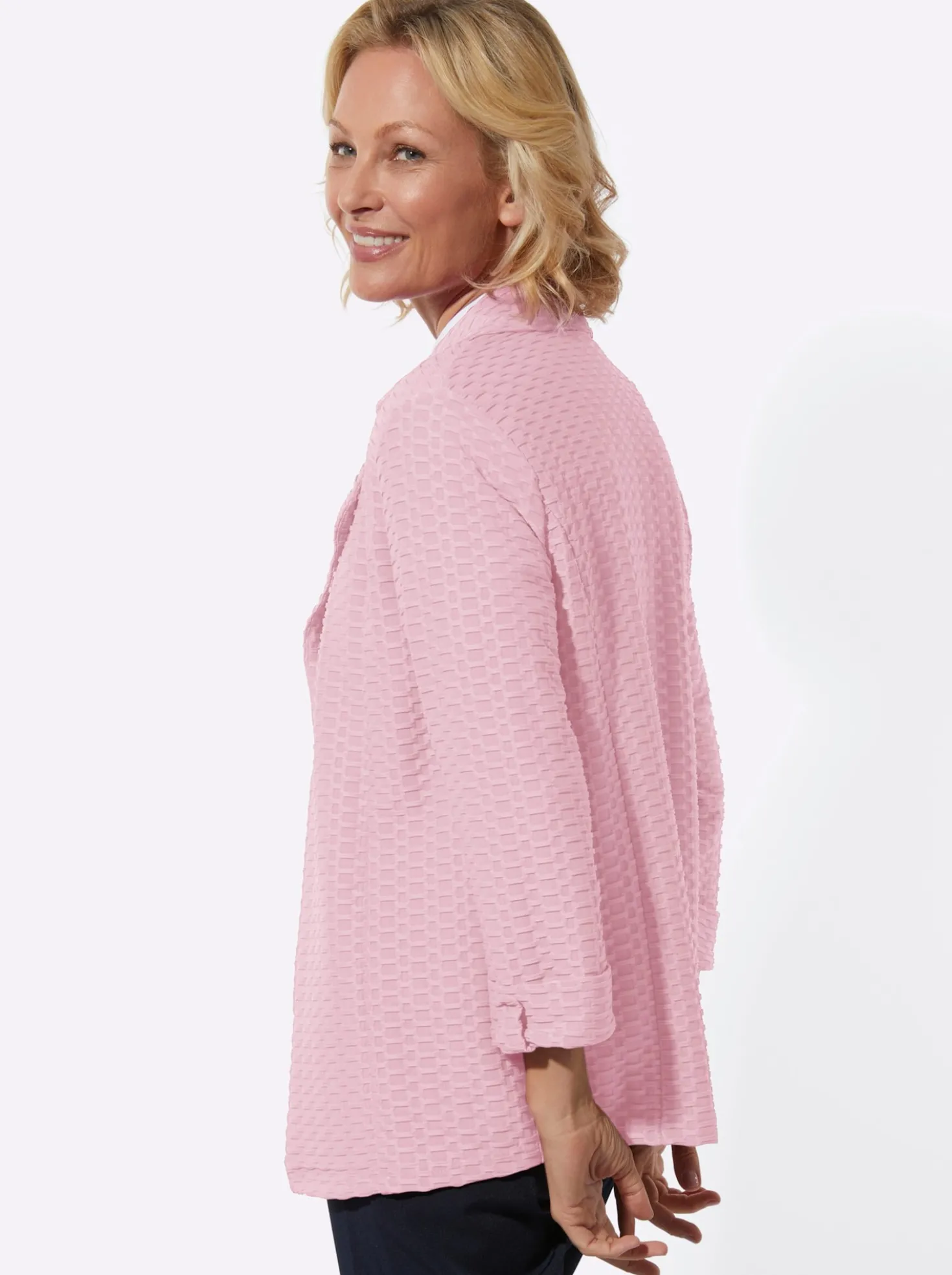 Shirtjacke in pflegeleichter Struktur-Qualität