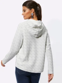 Shirtjacke mit Kapuze