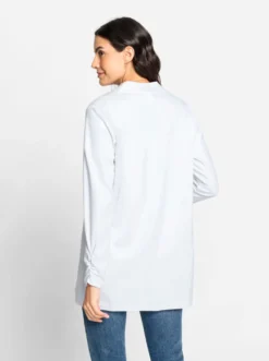 Shirtjacke mit Ärmel-Raffungen
