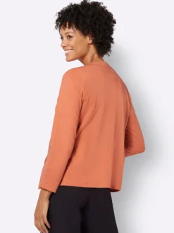 Shirtjacke vorne etwas länger