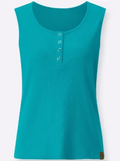 Shirttop in Ripp-Optik