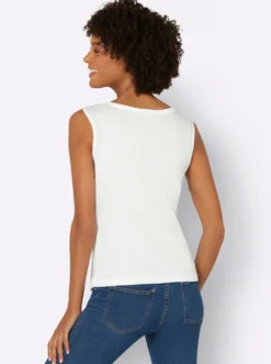 Shirttop in Ripp-Qualität