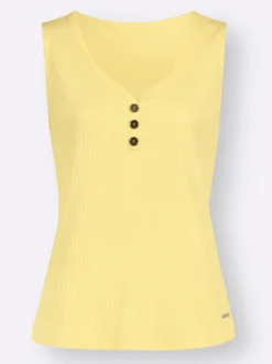 Shirttop in Ripp-Qualität