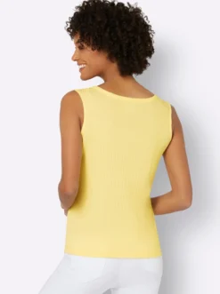 Shirttop in Ripp-Qualität