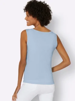 Shirttop in Ripp-Qualität
