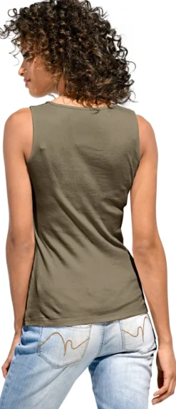 Shirttop mit Karree-Ausschnitt