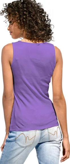 Shirttop mit Karree-Ausschnitt
