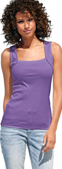 Shirttop mit Karree-Ausschnitt