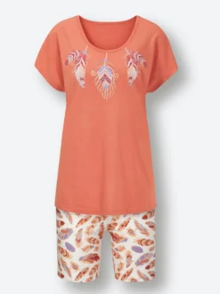 Shorty mit Federprint