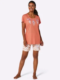 Shorty mit Federprint