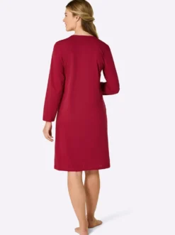 Sleepshirt mit Knopfleiste