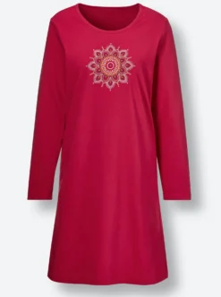 Sleepshirt mit Mandala-Muster