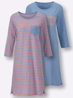Sleepshirts im Baumwoll-Mix
