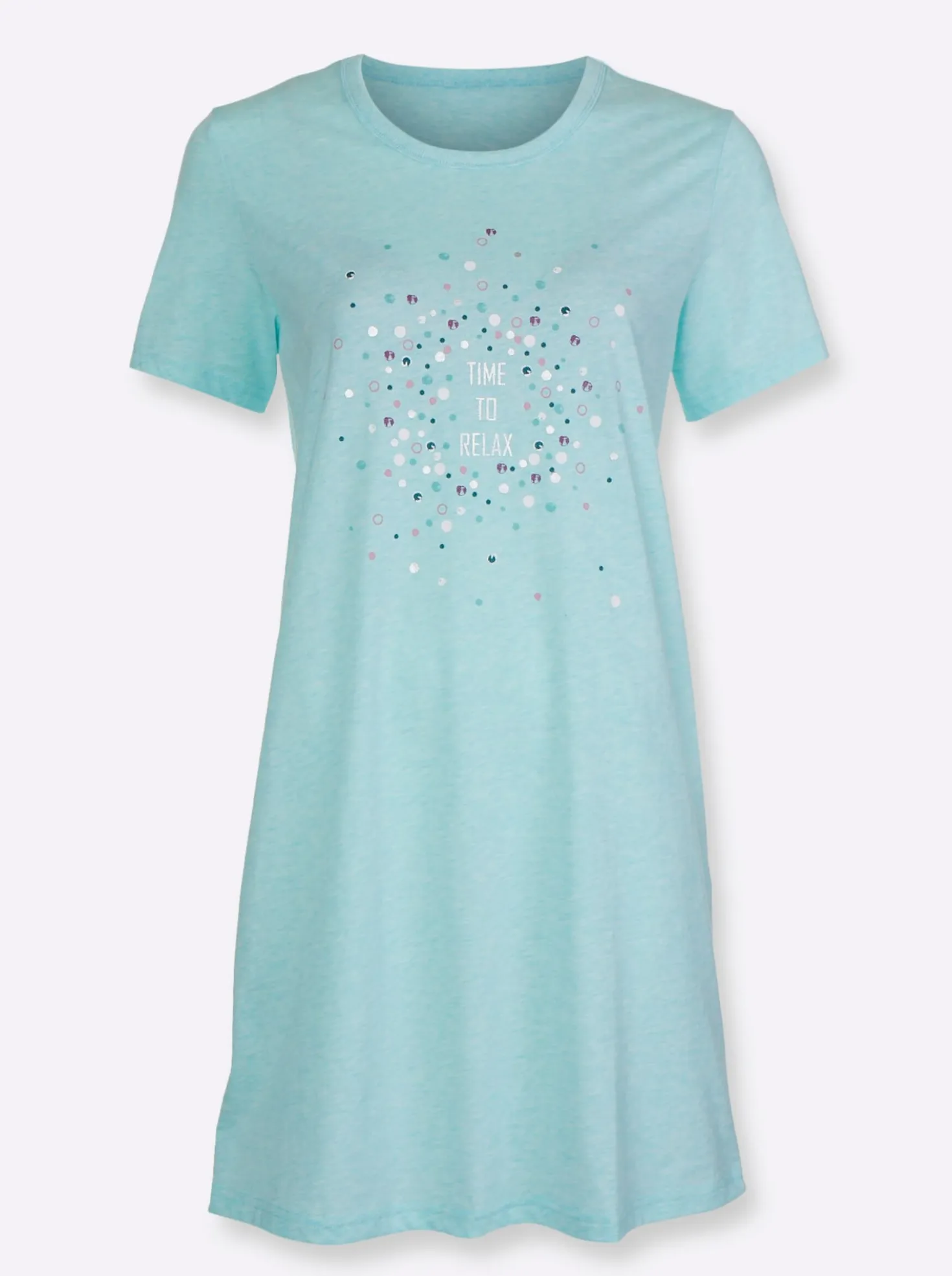 Sleepshirts in Melange-Qualität
