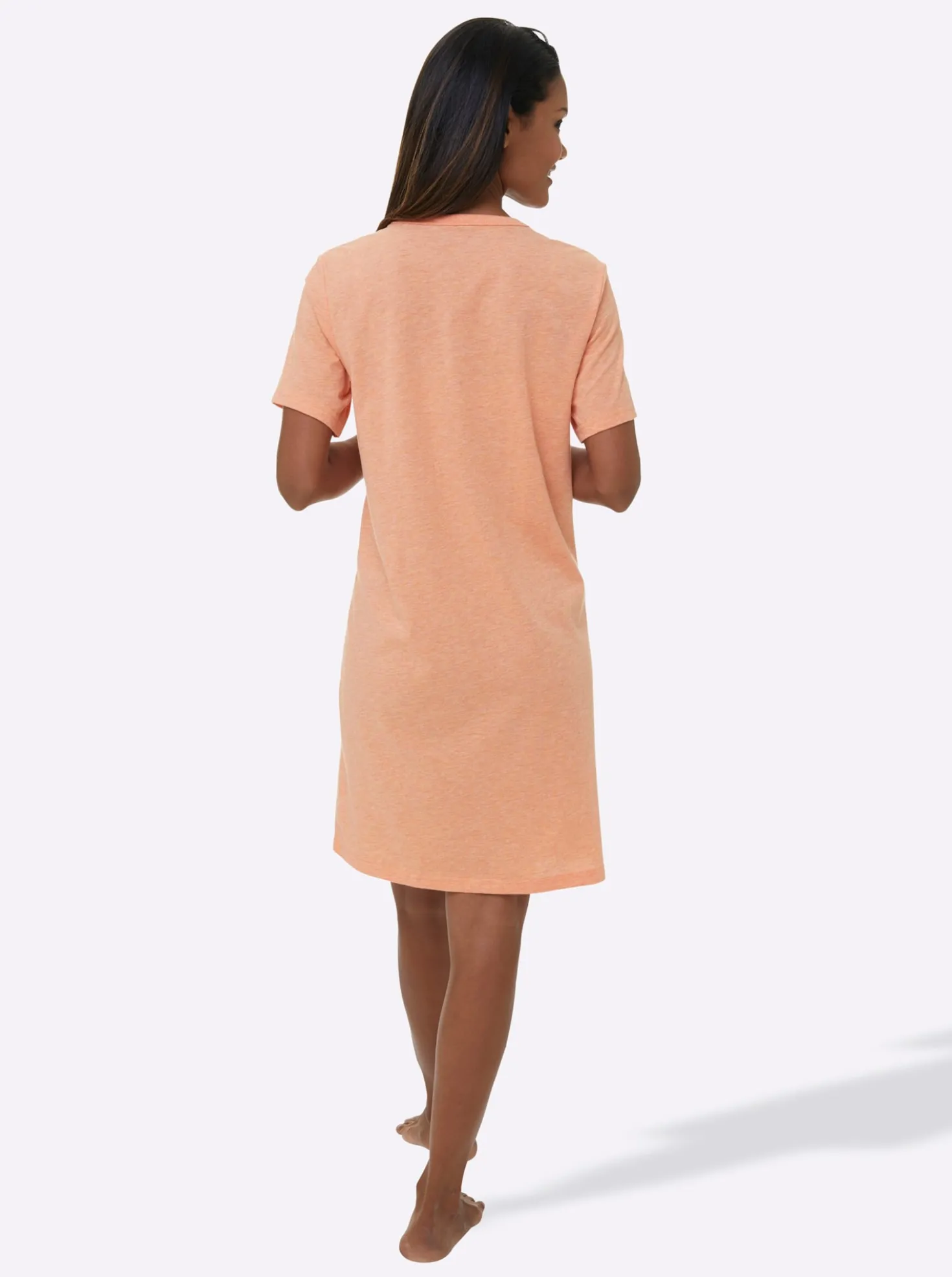 Sleepshirts in Melange-Qualität
