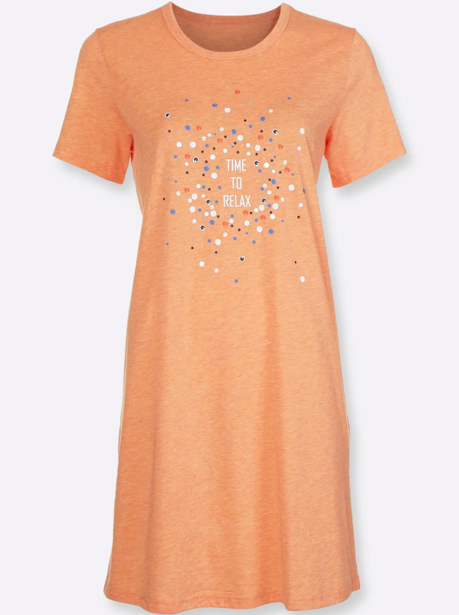 Sleepshirts in Melange-Qualität
