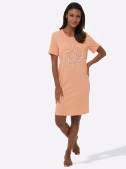 Sleepshirts in Melange-Qualität