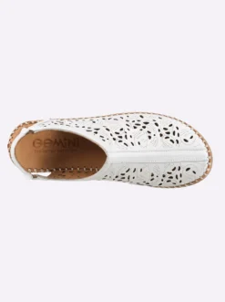 Slipper fersenoffen, mit Gummizug