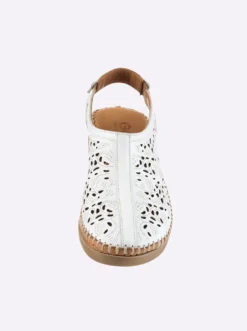Slipper fersenoffen, mit Gummizug