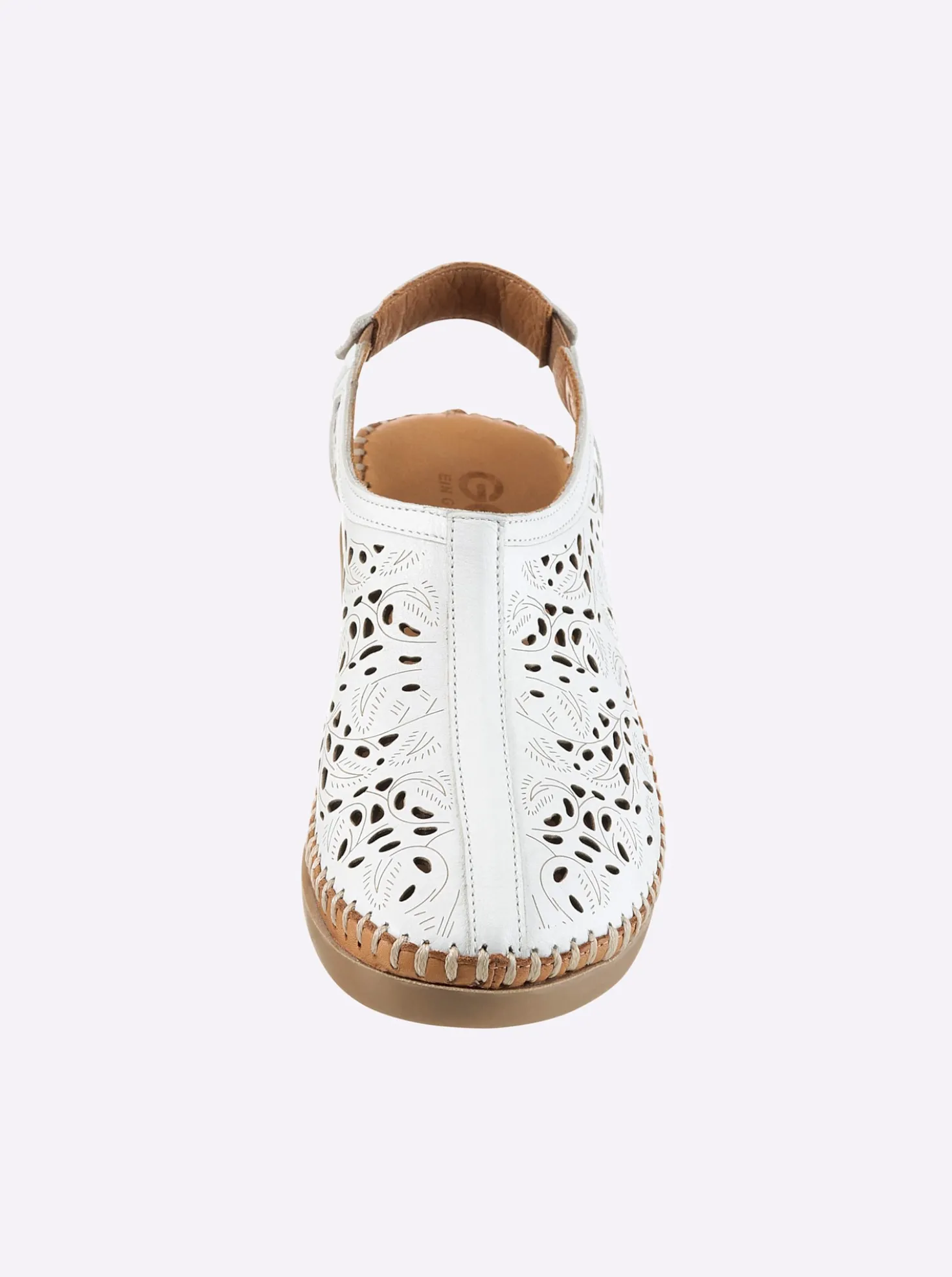 Slipper fersenoffen, mit Gummizug