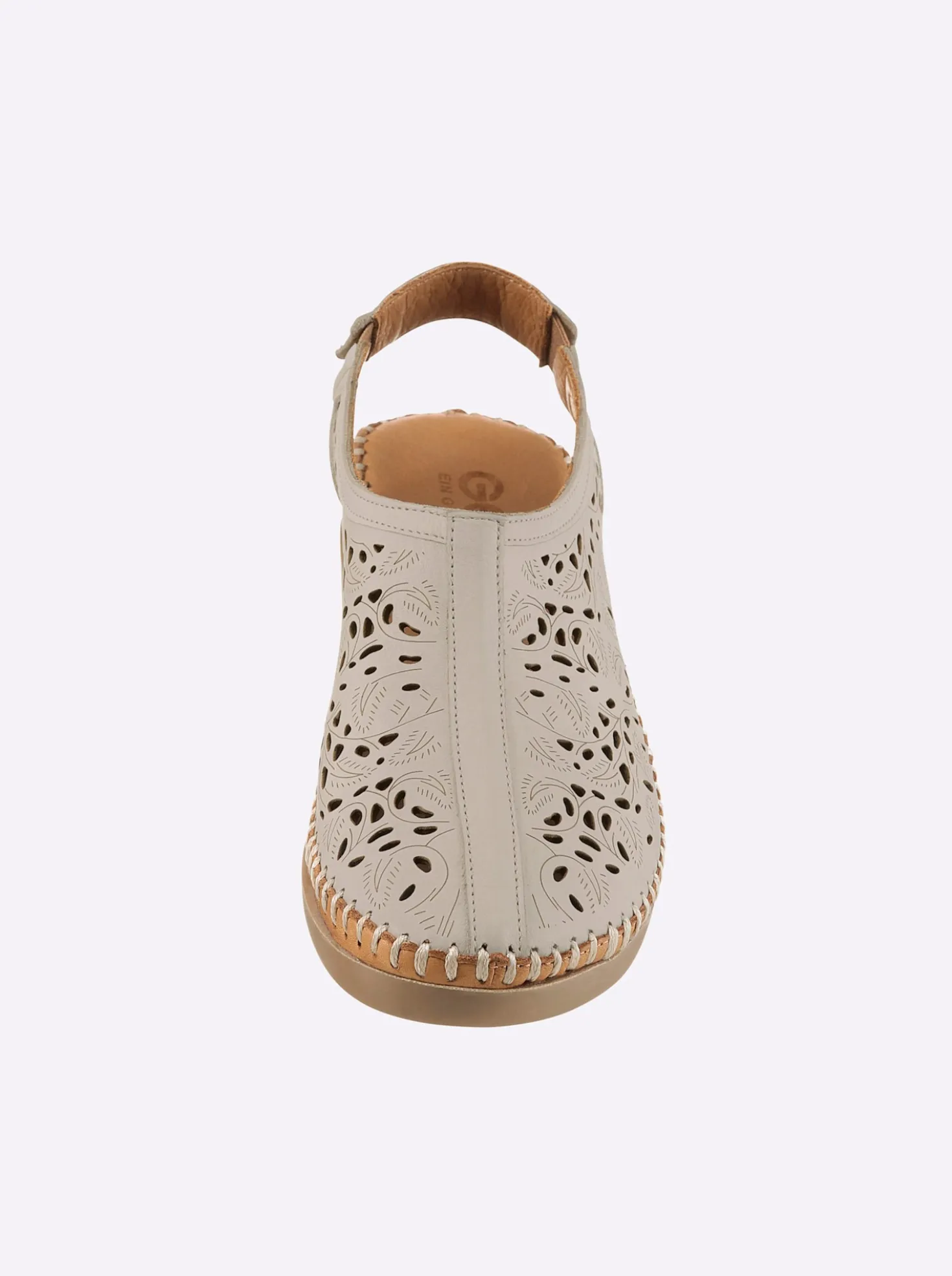 Slipper fersenoffen, mit Gummizug