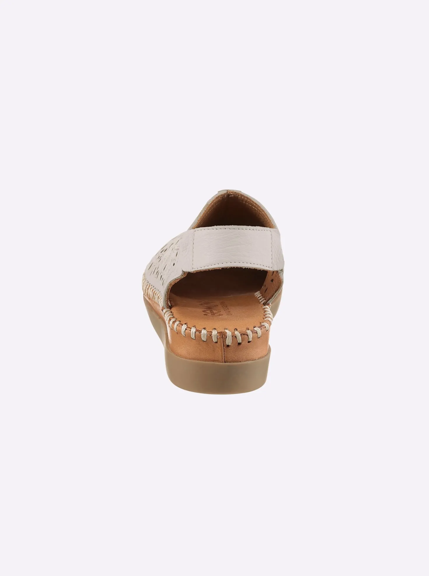 Slipper fersenoffen, mit Gummizug