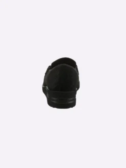 Slipper geprägtes Veloursleder