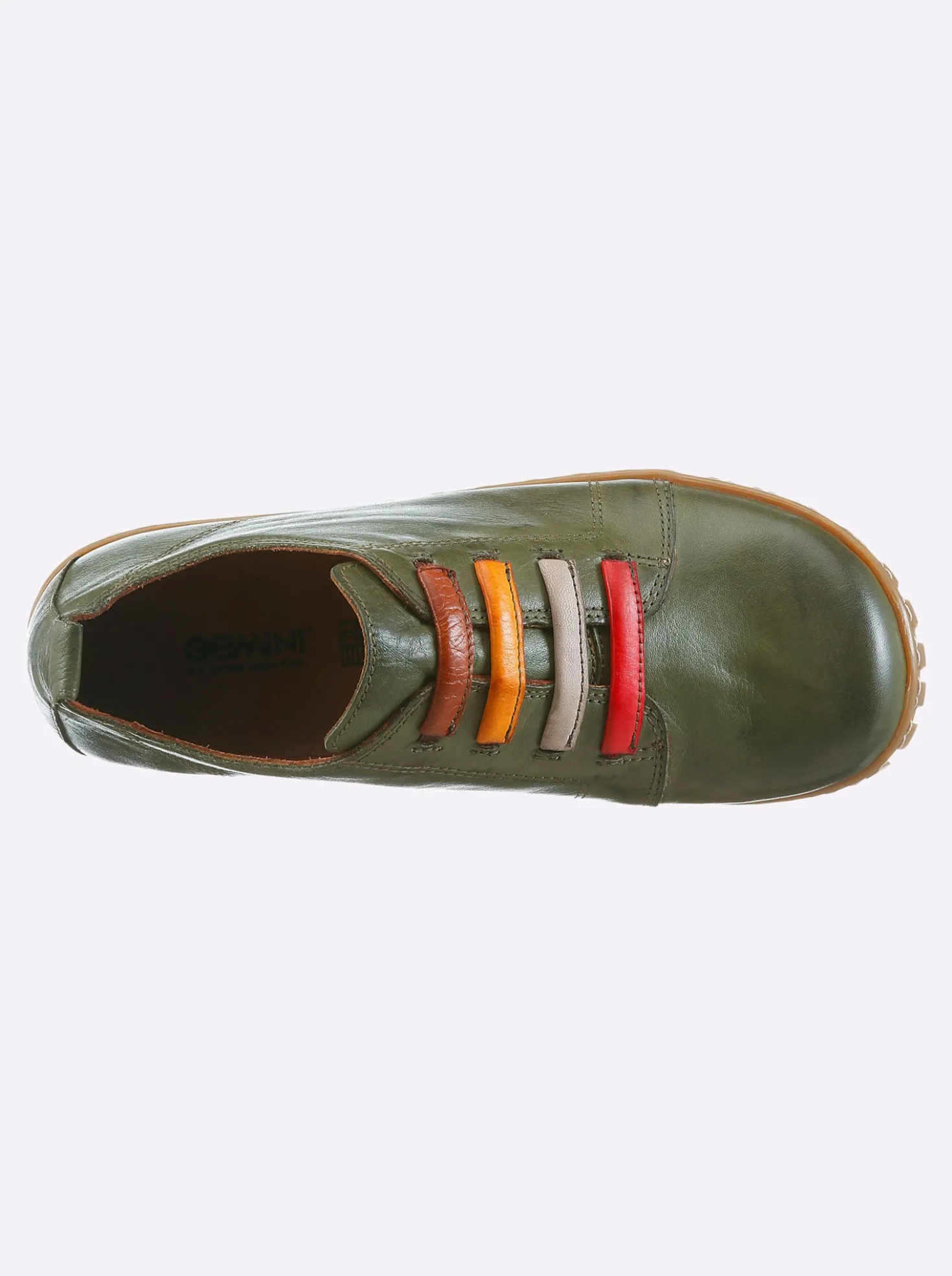 Slipper mit mehrfarbigen Details