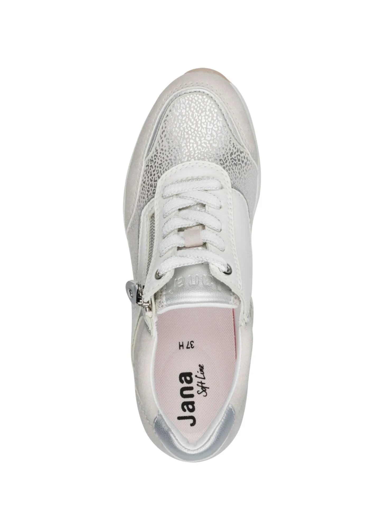 Sneaker im Materialmix