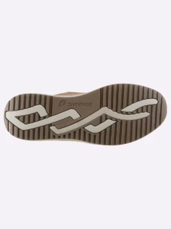 Sneaker mit Details in Tierfell-Optik