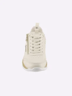 Sneaker mit metallisch schimmernden Akzenten