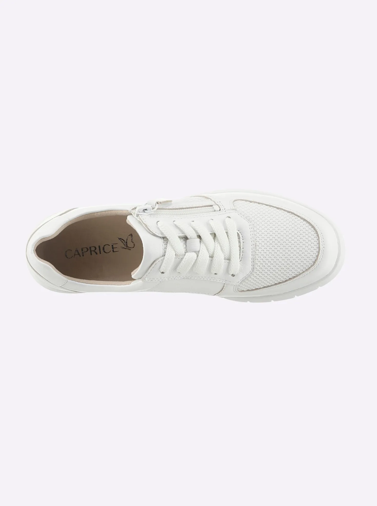 Sneaker mit seitlichem Reißverschluss