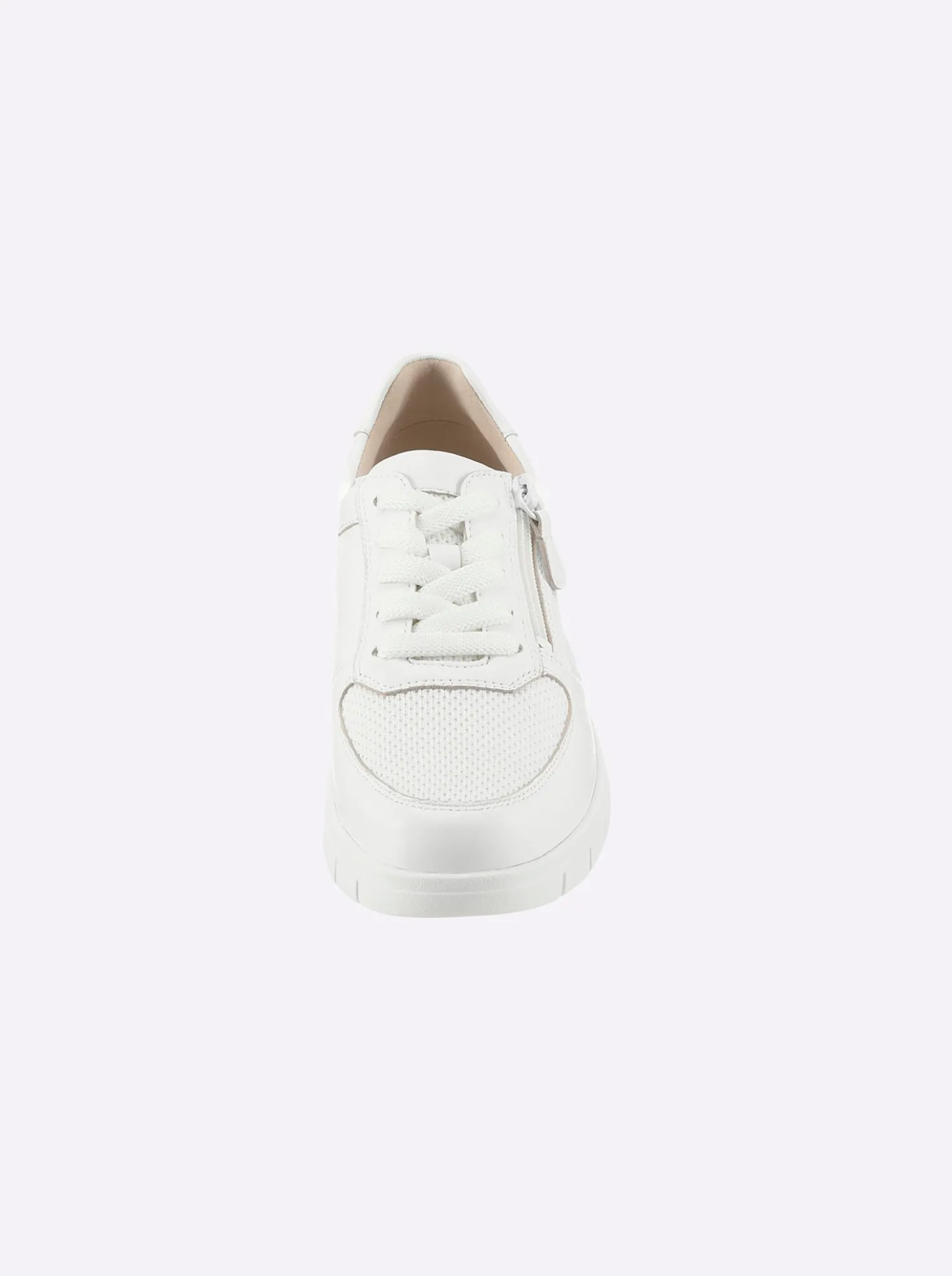 Sneaker mit seitlichem Reißverschluss