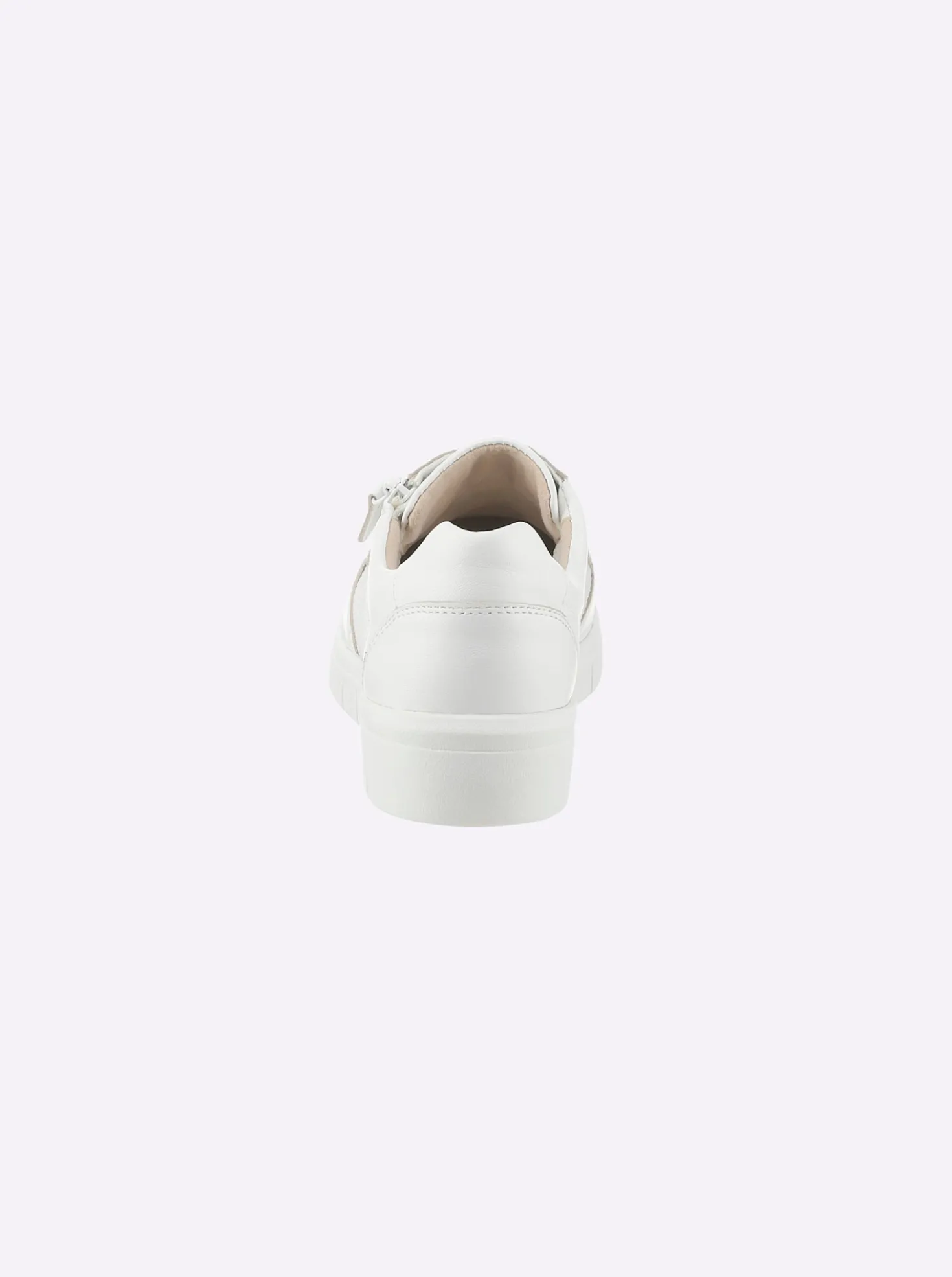 Sneaker mit seitlichem Reißverschluss
