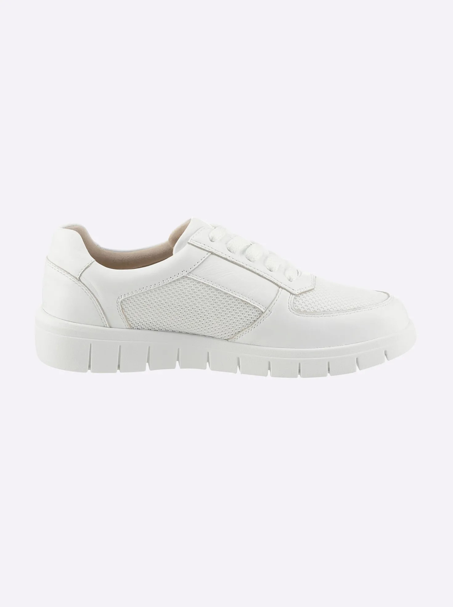 Sneaker mit seitlichem Reißverschluss